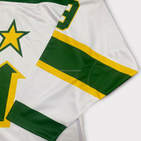 Maillot de hockey sur glace brodé personnalisé, vêtements de hockey sur glace pour hommes, maillots de hockey sur glace vierges