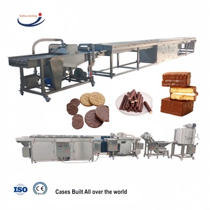 Nuove Macchine Economiche Semi-automatiche ad Alta Precisione da 400mm 600mm <span class=keywords><strong>per</strong></span> la Produzione di Barrette di Cioccolato, Biscotti e Wafer Ricoperti di Farina e Frutta Secca - Product Image 2