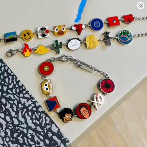 Bracelet Manchette en Métal Hip-Hop Vintage Kanye Dropouts Bear, Bijou de Mode pour Hommes et Femmes, Style Art Album Chanteur Hip-Hop Kawaii - Product Image 5