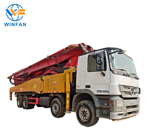 Camion pompe à béton diesel Sany SYM5449THB 560C-8A d'occasion, flèche de 56 m, véhicule de pompage de ciment haute pression, moteur OM470LA.6-56 - Product Image 2