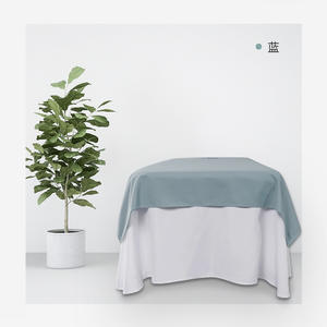 थोक स्पैन्डेक्स शिकन मुक्त पाली कपास स्पा मालिश की मेज फ्लैट शीट के साथ छेद - Product Image 5