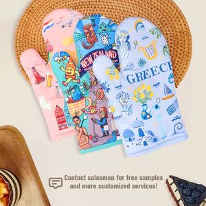 Mitaines de cuisine et gants de four en silicone, blanc uni, pour la pâtisserie - Product Image 6