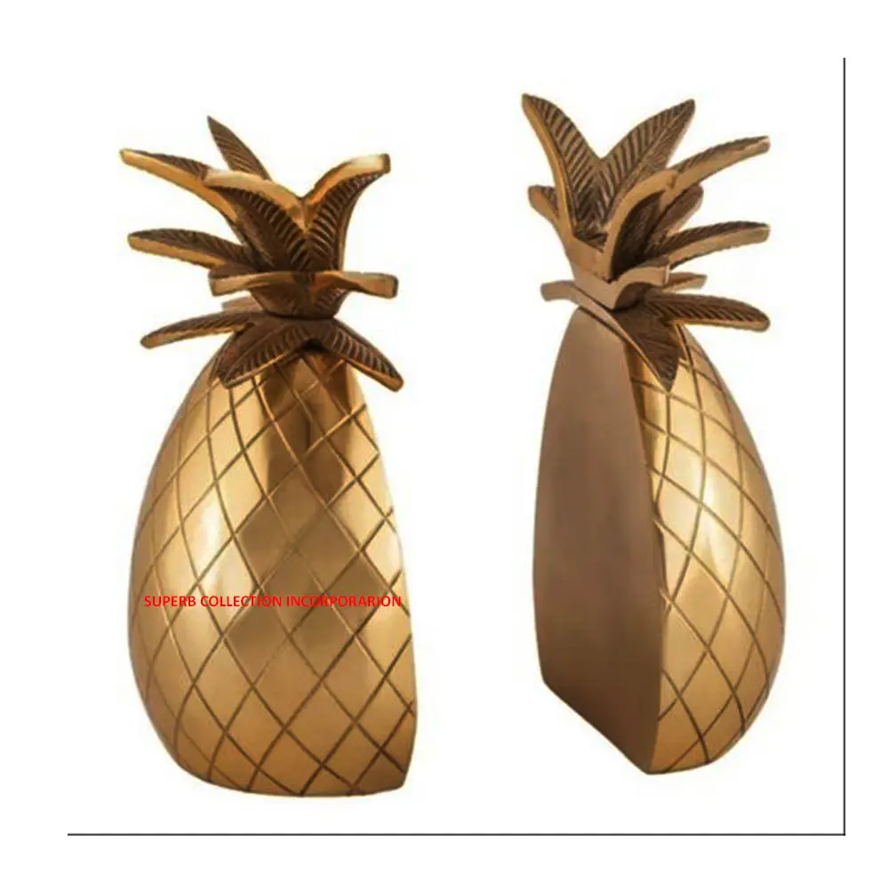 Luxury Desktop Pineapple Embossed Bookends OnホットSale Direct工場Sale Oem Manufacturers