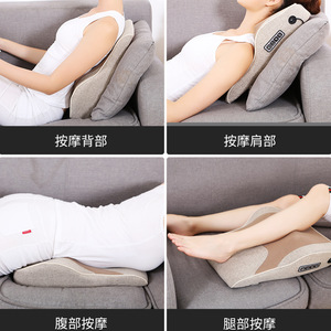 Massage <b>Cushion</b> Lumbar Support USB Rechargeable Kneading Neck Waist <b>Back</b> Hip Leg Massage Pad Tower Design - Product Image 5