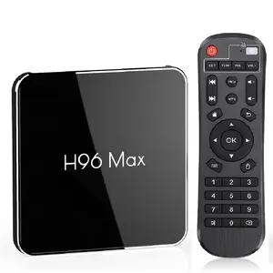 最新のテレビボックスH96max X2 Android 8.1 Amlogic S905X2 2GBまたは4GB RAM 16GB 32GB 64GB ROM H96MAXX2スマートTVボックスX96MAXT95Q