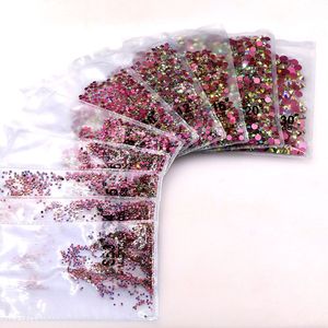 AB Rose Back SS20 3D Flat Back Crystal Glass Rhinestone Diamond para Nail Art - Product Image 3