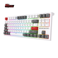 Royal Kludge RK R87 clavier mécanique de jeu rgb led clavier filaire 87 touches clavier ergonomique hotswap de jeu statur tkl