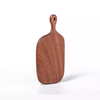 Walnoot houten vierkant snijplank met handvat, opvouwbaar, 1,5 cm dik, vaatwasserbestendig voor gebruik in de keuken