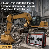 Excavatrice d'occasion fiable avec commande hydraulique proportionnelle industrielle, pour carrière