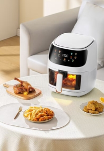 Fournisseur direct d'usine, <span class=keywords><strong>friteuse</strong></span> à air intelligente portable pour la maison et l'hôtel, grande capacité, visible, sans fumée - Product Image 2