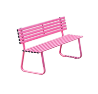 Banc de parc, banc long d'extérieur, siège de repos pour centre commercial, jardin, balcon, communauté résidentielle et chaise de loisirs pour cour
