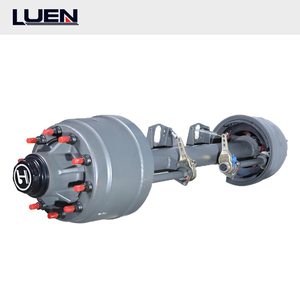LUEN Nouvel essieu en acier de type américain pour <span class=keywords><strong>semi</strong></span>-remorques lourdes - Conception standard <span class=keywords><strong>américaine</strong></span> Capacité de charge de 16T et construction durable - Product Image 4