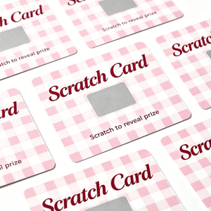 Tarjeta Rasca y Gana <span class=keywords><strong>de</strong></span> Cartón con Diseño a Cuadros Personalizado, Impresión a Todo Color, Boleto <span class=keywords><strong>de</strong></span> Sorteo <span class=keywords><strong>para</strong></span> Promoción <span class=keywords><strong>de</strong></span> Clientes en Tiendas Minoristas - Product Image 4