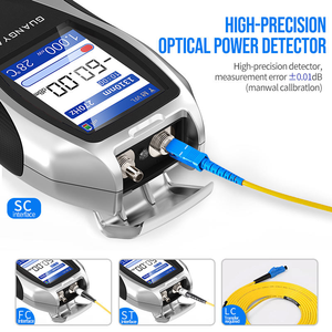 Nouveau type de testeur de fibre optique portable, testeur de puissance optique OPM avec VFL, test LAN RJ45, testeur de fibre FTTH - Product Image 5