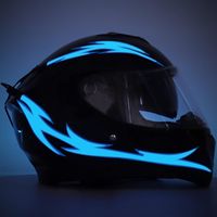 Pegatinas Reflectantes 3D de Vinilo Personalizadas para Cascos de Motocicleta y Esquí, Pegatinas Decorativas Adhesivas para Exteriores para Regalos Promocionales