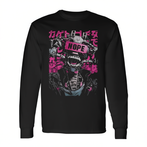 Camiseta de Manga Larga con Diseño de Robot Cyberpunk Y2k Techwear Manga Anime Estilo Japonés - Product Image 2