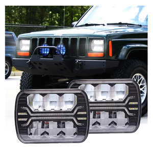 5x7 pouces 5x7 7 pouces faisceau Led phares de moto 80w avec Drl pour 2008 Toyota Camry Hilux pick-up Led phare Ln166 - Product Image 1