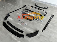 XLstyling Car Black Knight warrior Lèvre avant Jupe latérale Diffuseur arrière Spoiler Aero kit carrosserie Pour BMW X3 G01 bodykit