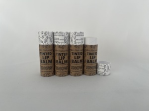 Tube en carton kraft personnalisé, résistant à l'huile, avec insert en carton pour cosmétiques solides à base de cire - Product Image 6