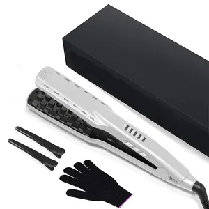 Wholesale Professional Salon Hair Wave Irons Hair Crimper Irons Curl Corn Hair Straightener