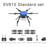 Drone de pulvérisation agricole JIS 6 axes, réservoir de 10 L, kit DIY pour petite ferme