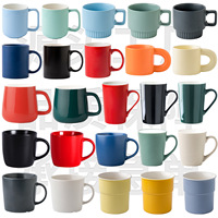 Mug en céramique couleur unie avec logo personnalisé, texte gravé, promotion publicitaire hôtelière, finition mate, style chinois