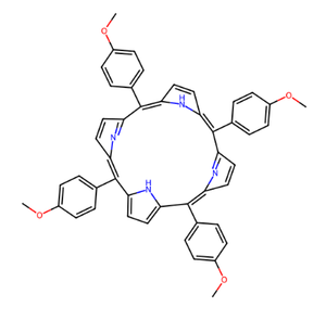 5,10,15,20-Tetrakis(4-méthoxyphényl)porphyrine CAS22112-78-3 Poudre à 95% de pureté Matériaux intermédiaires de synthèse - Product Image 1