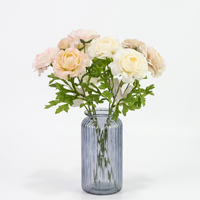 Plantes artificielles en pot de Noël : Fleurs de lotus pour la photographie, la décoration intérieure, les séances de mariage, et la vente en gros personnalisée de plantes vertes persistantes.