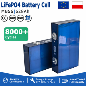 แบตเตอรี่ลิเธียมโพลิเมอร์แบบปริซึม3.2V 628Ah MB56 8000 + รอบ3.2V ของสหภาพยุโรป LiFePO4 32KWh - Product Image 1