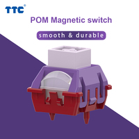 Interrupteurs de clavier magnétiques linéaires TTC POM anti-poussière à capteur Hall 35g, pré-lubrifiés, 100 millions de touches durables, 21mm