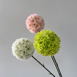 Artificial <b>Flowers</b> Silk <b>Flower</b> Ball Large Wedding Decorations Reusable Home Decor Props High Simulation <b>Single</b> Branch - Product Image 1