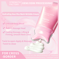 Spécialisé dans la fabrication OEM et ODM sur mesure, crème hydratante pour le cou Gua Sha 90g, hydratante, massante, raffermissante, liftante
