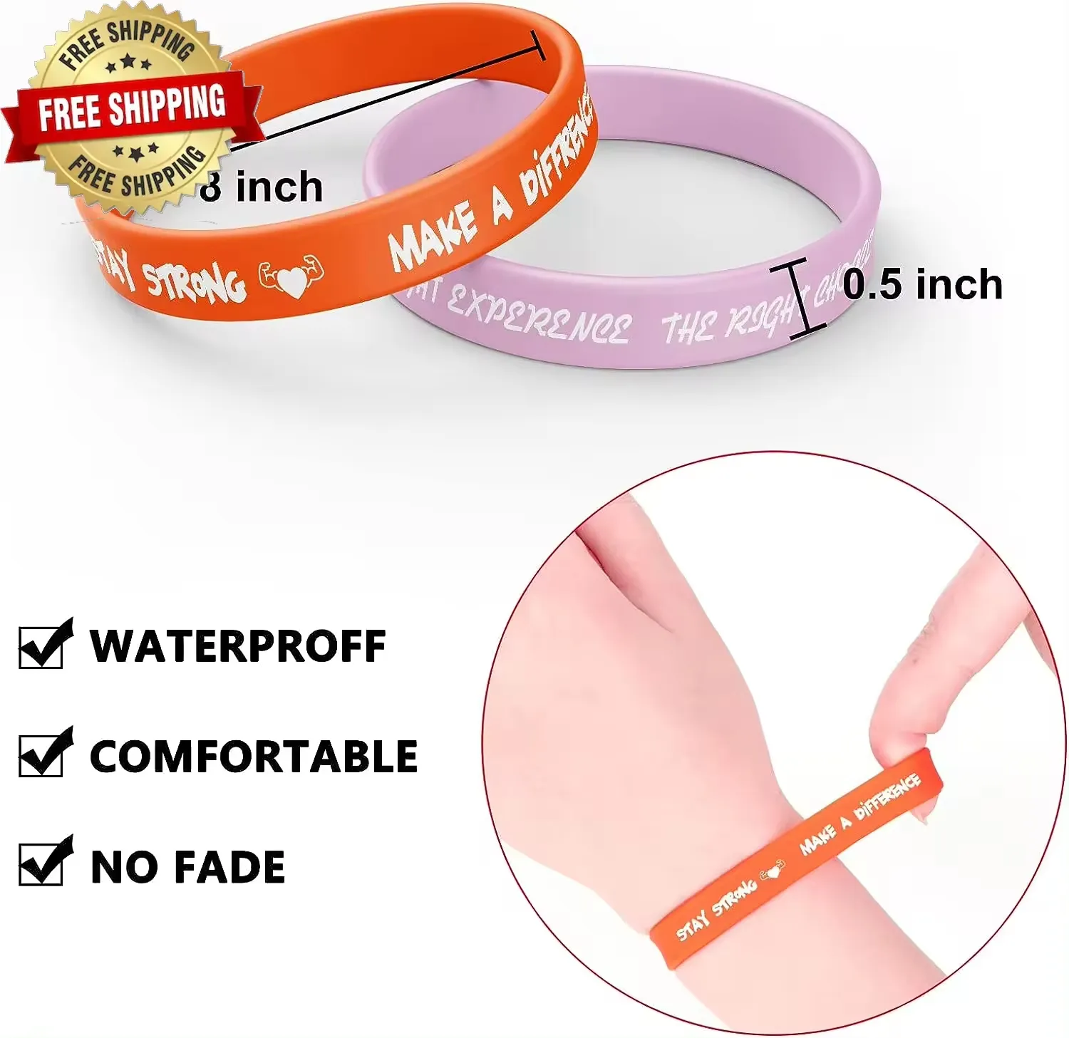 personalisierte silikon-armbänder werbegeschenke modische sport-armbänder individuelle verschiedene silikonprodukte