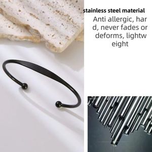 Hot Bán <span class=keywords><strong>C</strong></span>-Hình Dạng Titan Thép Cho Vòng Đeo Tay Cho Phụ Nữ 4Mm Rộng Thời Trang Thép Không Gỉ Quyến Rũ Cho Vòng Đeo Tay Cho Quà Tặng - Product Image 3