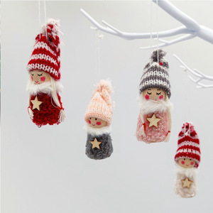 Nuevas Decoraciones Navideñas, Ángeles Tejidos, Muñecos Tejidos Colgantes para Niños y Niñas, Decoración para Árbol de Navidad y Armario - Product Image 2