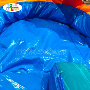 Grand <span class=keywords><strong>toboggan</strong></span> aquatique gonflable de <span class=keywords><strong>vacances</strong></span> en plein air personnalisé avec <span class=keywords><strong>piscine</strong></span> adapté aux adultes et aux enfants fête dans la cour - Product Image 6
