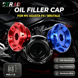 Bouchon de remplissage d'huile en alliage d'aluminium CNC M25X1.5 côté droit pour MV Agusta <span class=keywords><strong>F4</strong></span> <span class=keywords><strong>750</strong></span>/1000 RR/RC/Brutale 800/910/990/1078 Turismo Veloce 800 - Product Image 2
