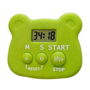 Kawai Cute Frog Animal LCD Niños Ducha Refrigerador Pomodoro Estudio Cuenta regresiva Temporizador de cocina digital electrónico con magnético - Product Image 1
