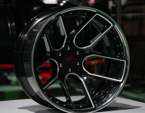 Rines Forjados Cóncavos Profundos 24x14 26x14 con Borde Grande Personalizado para Camionetas Ram F150 Silverado Sierra - Product Image 2
