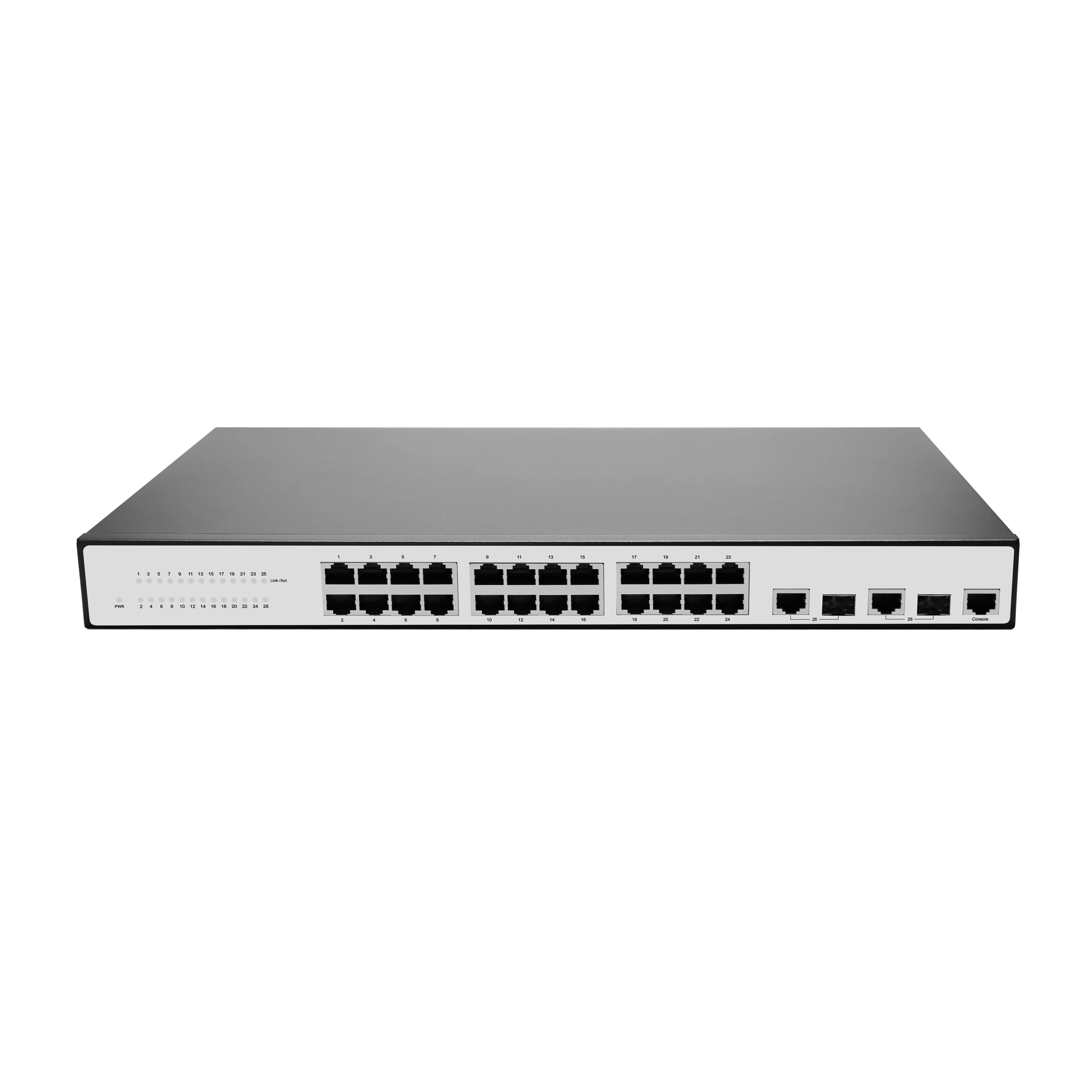 OEM Ethernet Switch 24 Port RJ45 24-port Switch Transmission Distance Up To 100m 24 Ports Network Switches