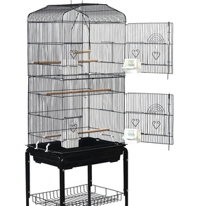 Extra Large Perroquet Love Birds <span class=keywords><strong>Canary</strong></span> Iron Bird Breeding <span class=keywords><strong>Cage</strong></span> Stainsteel <span class=keywords><strong>Metal</strong></span> Wedding Decoration Flight Birdcage Box Packed - Product Image 3