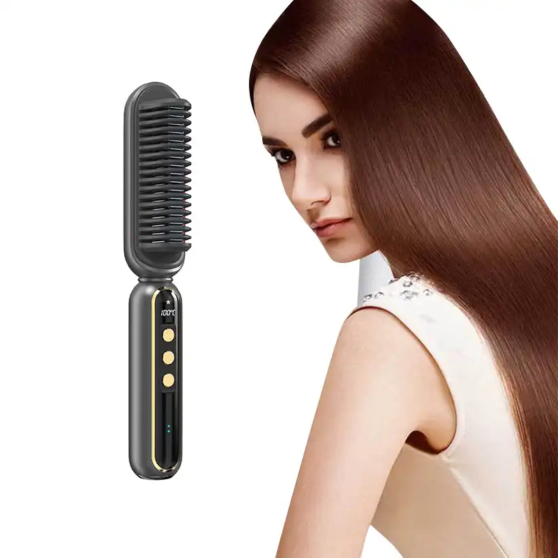 Straightener Hair Hair Brush Hair Straightener China Wholesale Straightener Hair Brush Best Usb Wireless Electric Hair Straightener Brush