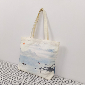 Túi Tote Mua Sắm Cửa Hàng Tạp Hóa Trống Tùy Chỉnh Túi Tote Cotton Tái Sử Dụng Được Túi Vải Bố - Product Image 6