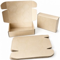 Boîte d'expédition en carton ondulé personnalisée pour cosmétiques, type avion, en papier, pour emballage et envoi postal