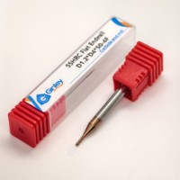 Fraise HRC55 pour acier inoxydable 1.0MM 1.2MM 1.5MM 1.6MM 1.8MM 2.0MM 0.9MM 2.5MM en carbure pour machines-outils CNC