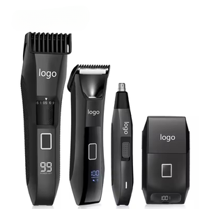 <span class=keywords><strong>Tondeuse</strong></span> à barbe étanche IPX7 personnalisable OEM pour hommes <span class=keywords><strong>tondeuse</strong></span> à cheveux et ensemble corporel avec rasoir pour le nez - Product Image 1