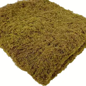 Tapete artificial de musgo para decoração interna e externa, tapete artificial com fundo de bolinhas pretas, grama de plástico artificial