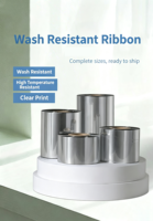 Ruban de transfert Syncode pour étiquettes de soin en résine premium, impression haute vitesse, économique, taille personnalisée, thermocollant haute température