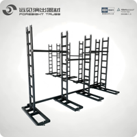 Sistema de Soporte para Pantalla LED de Pared, Estructura de Aluminio Resistente con Capacidad de Carga de 200 kg, Diseño Modular