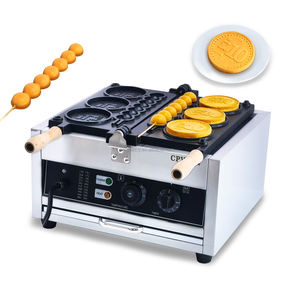Ticari 2-in-1 yapışmaz sikke peynir Waffle makinesi elektrik güç kaynağı ile ayarlanabilir aperatif makinesi - Product Image 1
